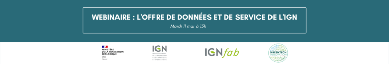 Webinaire #2 : L’offre de données et de services de l’IGN